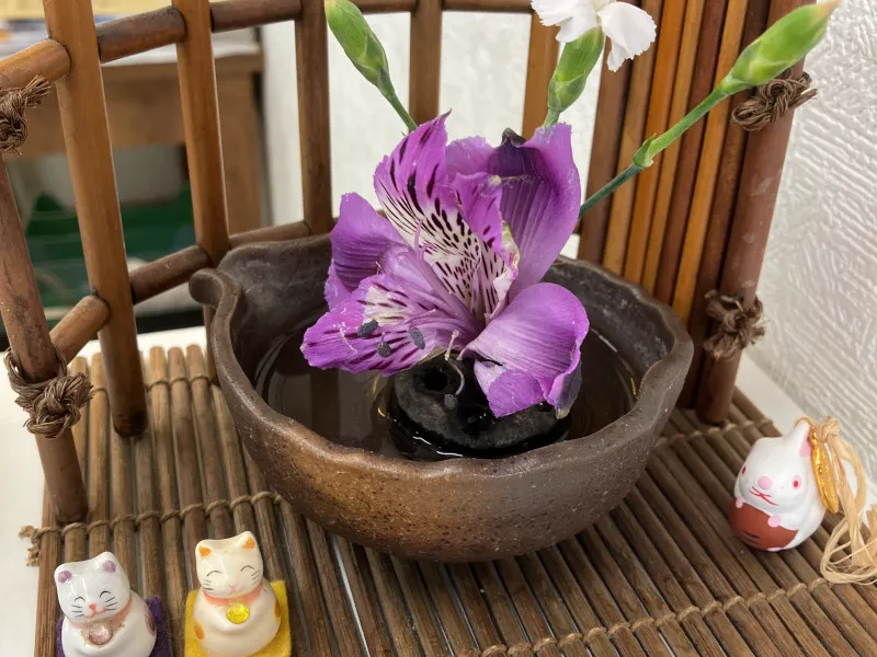 みらくる整体院の院内の飾り
